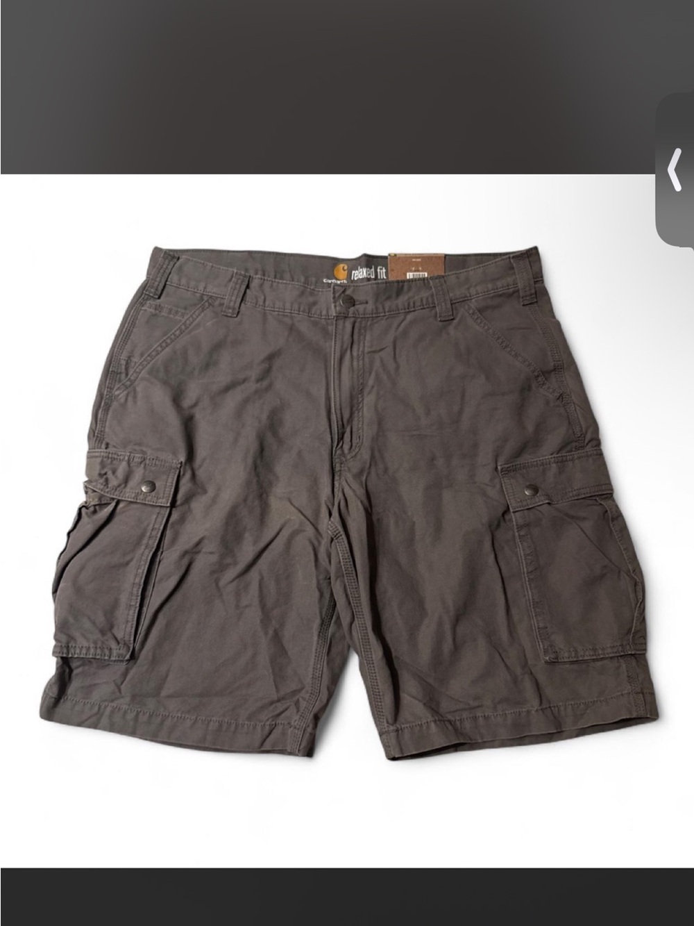 Carhartt Relaxed Fit Men's Cargo Shorts - Charcoal Gray